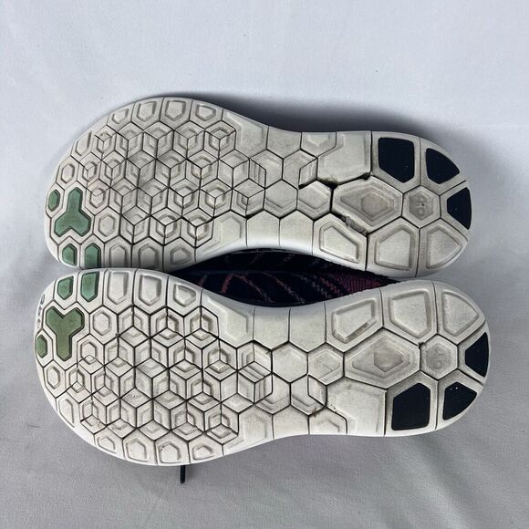 Nike Free RN Flyknit Running Shoes Fire Pink Grape Womens Size 8 - Picture 7 of 8